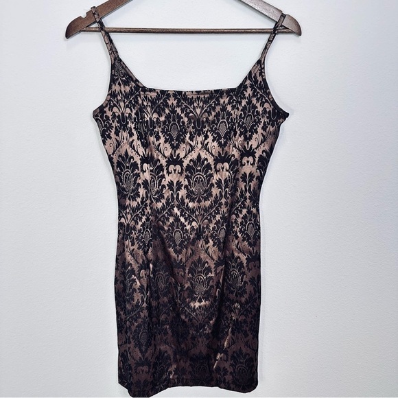 Jessica McClintock for Gunne‎ Sax Vintage Y2K 90s Lace Overlay Mini Dress Size 6 - Picture 8 of 8